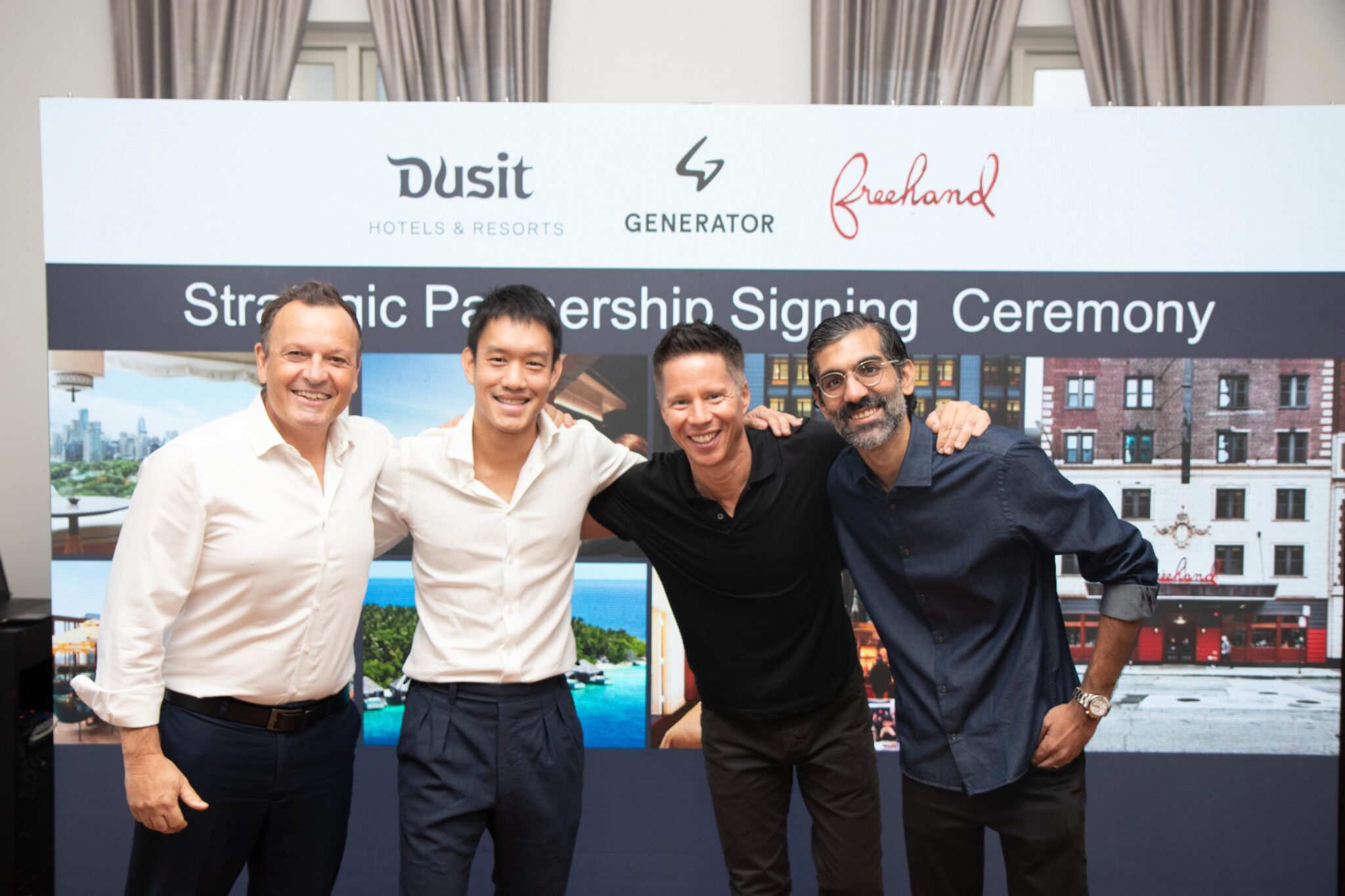 Dusit Hotels and Resorts inks partnership with Generator and Freehand Hotels