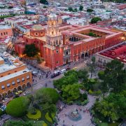 Aerial View Of Santiago de Queretaro, Mexico