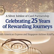 American Express and Singapore Airlines offer limited edition rewards for 25 years of partnership