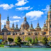 Historic Basilica In Zaragoza, Spain